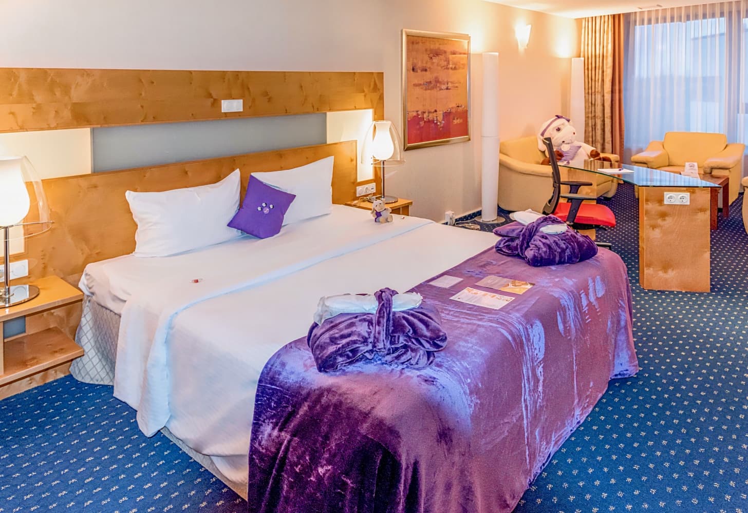 stays by friends Gelsenkirchen